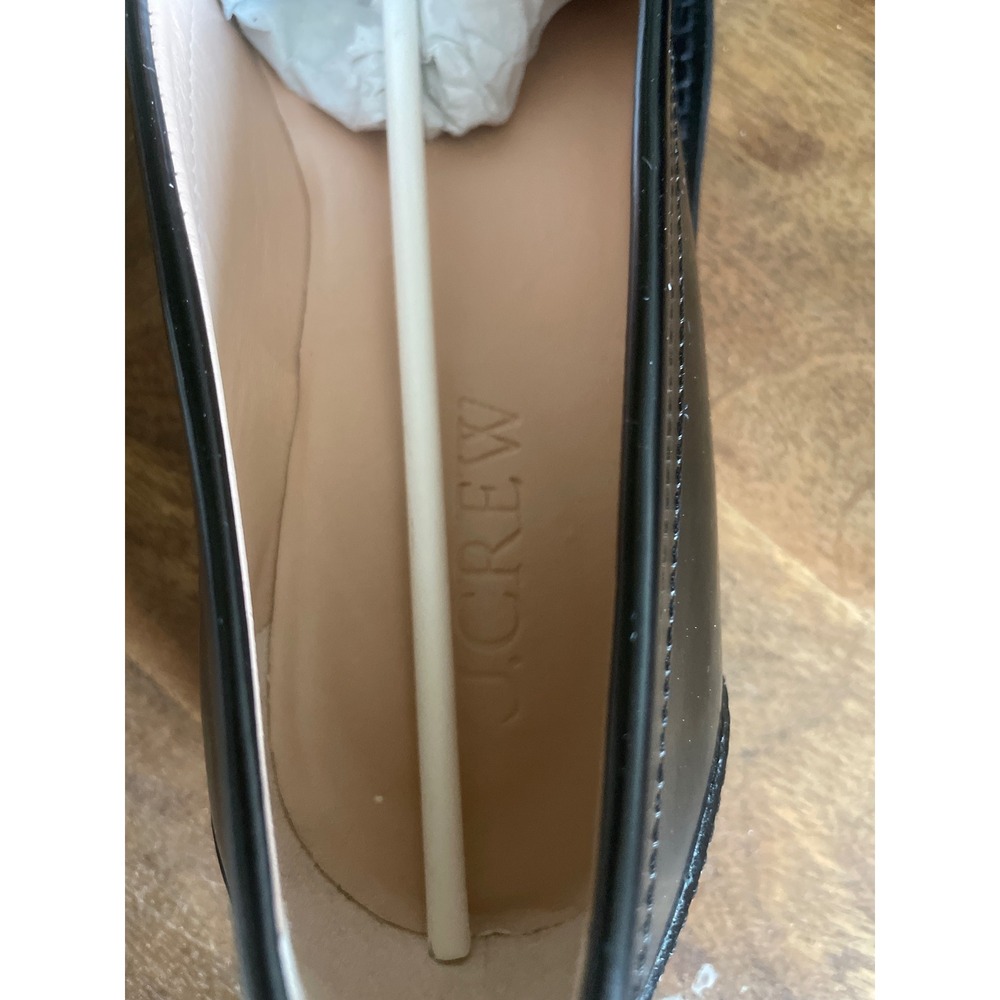 J. Crew Black Winona penny loafers in Italian spazzolato leather 8.5 - Picture 3 of 9